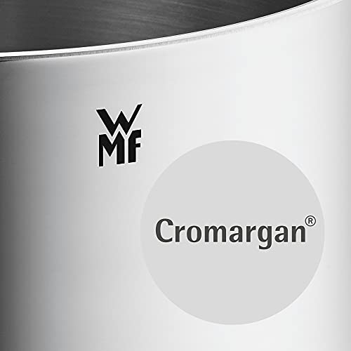 WMF Quality One Topfset 5-tlg., Cromargan Edelstahl poliert, Glasdeckel mit Dampföffnung, Induktionsgeeignet, unbeschichtet