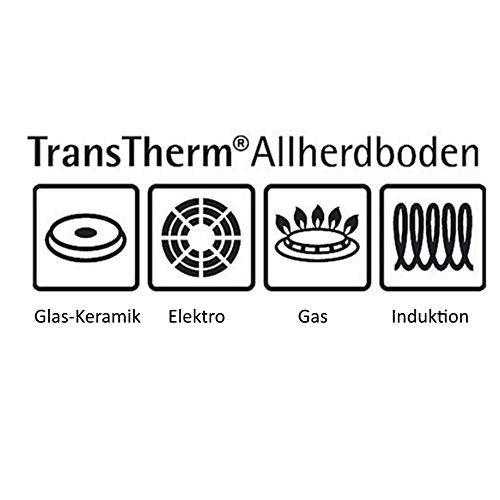 WMF Function 4 Topfset 5-tlg., Induktion, Cromargan Edelstahl poliert, Glasdeckel mit 4 Abgießfunktionen, Innenskalierung