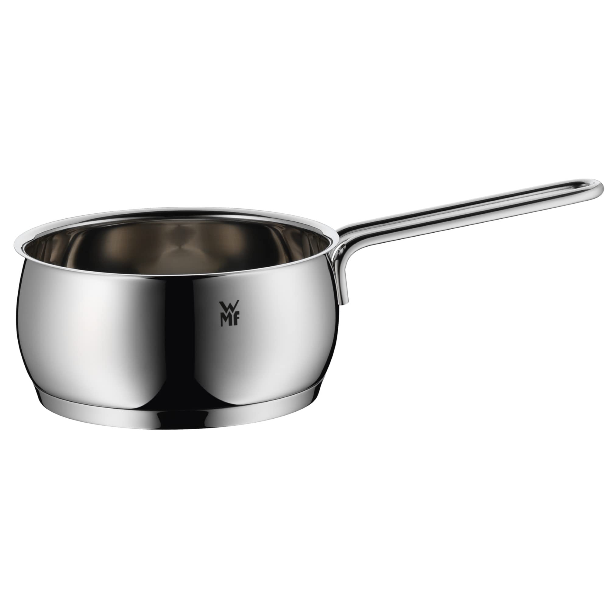 WMF Quality One Topfset 5-tlg., Cromargan Edelstahl poliert, Glasdeckel mit Dampföffnung, Induktionsgeeignet, unbeschichtet