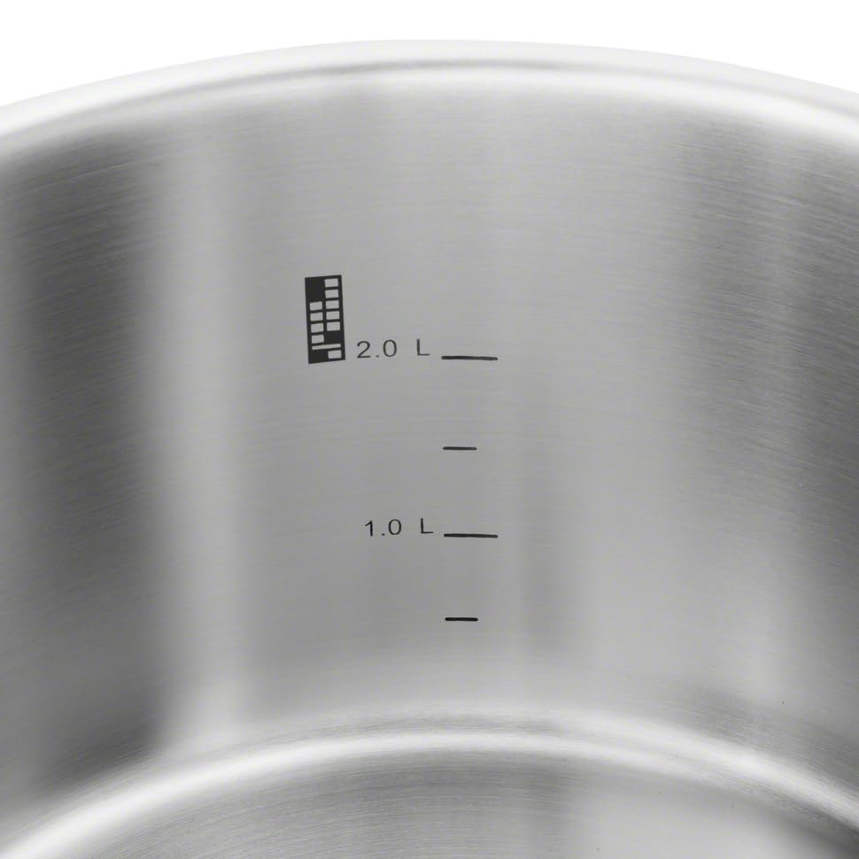 ZWILLING Vitality Kochtopfset 5-tlg, Induktionsgeeignet, Glasdeckel, Edelstahl, Silber