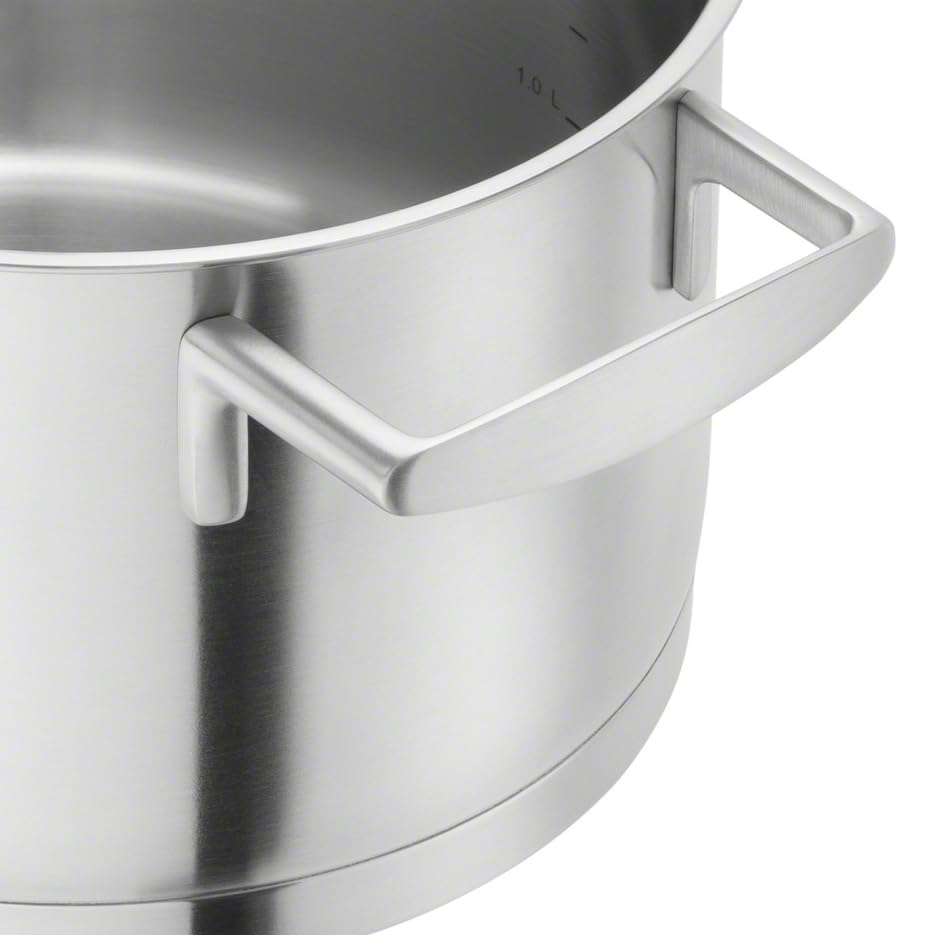 ZWILLING Vitality Kochtopfset 5-tlg, Induktionsgeeignet, Glasdeckel, Edelstahl, Silber