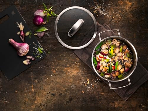 ZWILLING Vitality Kochtopfset 5-tlg, Induktionsgeeignet, Glasdeckel, Edelstahl, Silber