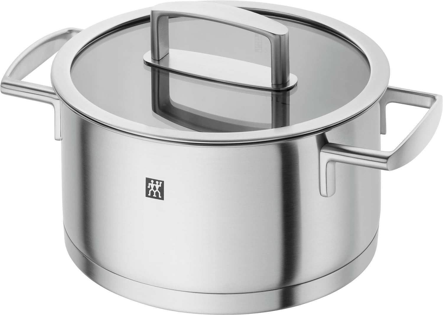 ZWILLING Vitality Kochtopfset 5-tlg, Induktionsgeeignet, Glasdeckel, Edelstahl, Silber
