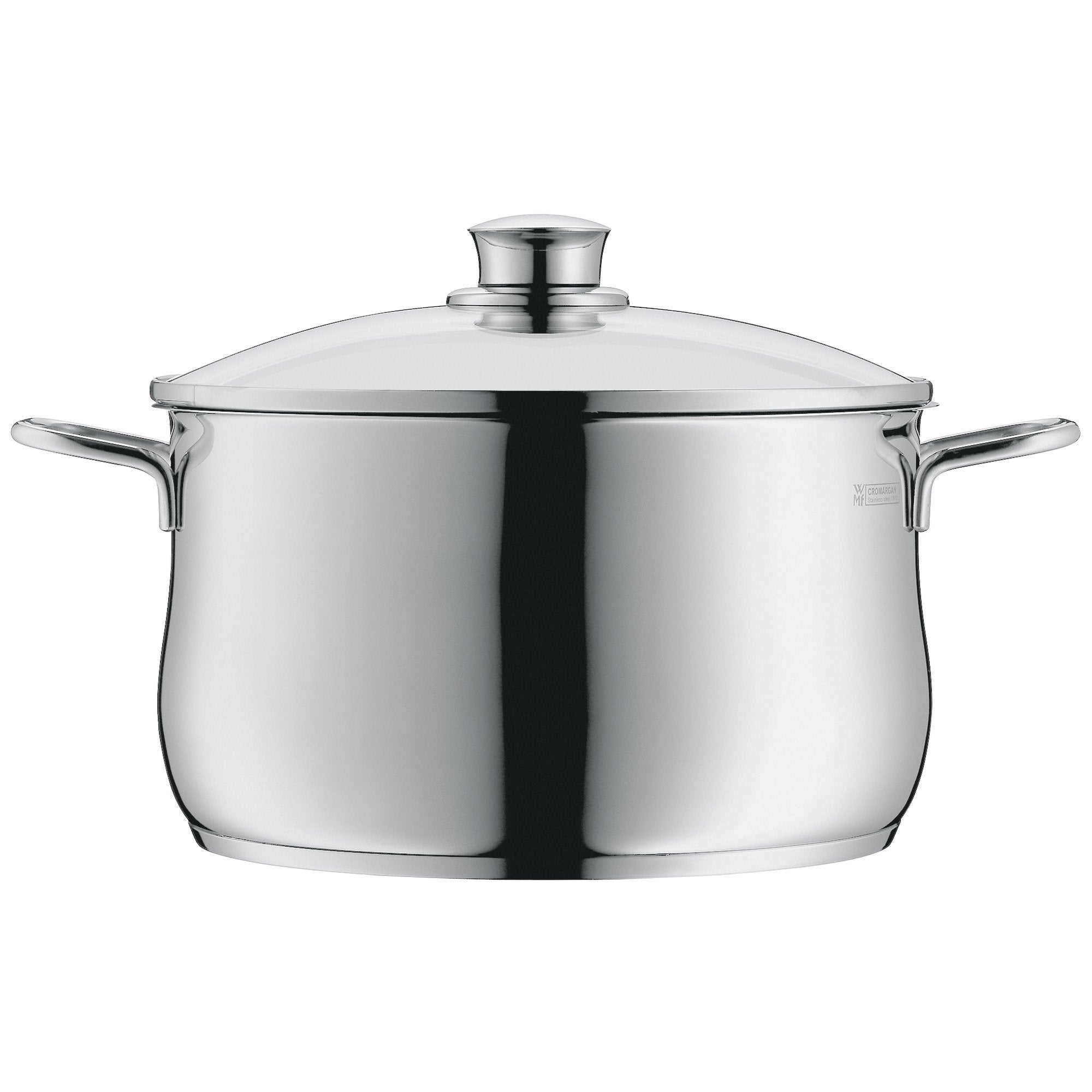 WMF Diadem Plus Topfset Induktion 10-tlg., Cromargan Edelstahl, mit Glasdeckeln, unbeschichtet